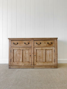 An Antique English Pine Sideboard c1890