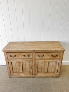 An Antique English Pine Sideboard c1890