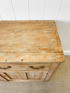 An Antique English Pine Sideboard c1890