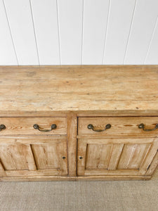 An Antique English Pine Sideboard c1890