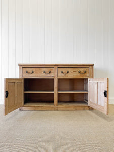 An Antique English Pine Sideboard c1890