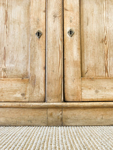 An Antique English Pine Sideboard c1890