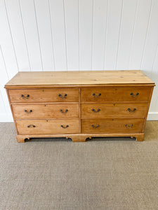A 19th Century English Bank of Drawers Sideboard