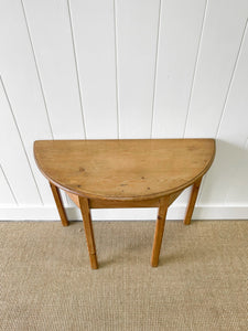 An Petite English Demi-Lune Tea Table
