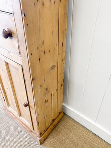 A Narrow English 19th Century Chimney Cupboard