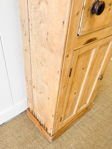 A Narrow English 19th Century Chimney Cupboard
