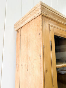A Narrow English 19th Century Chimney Cupboard