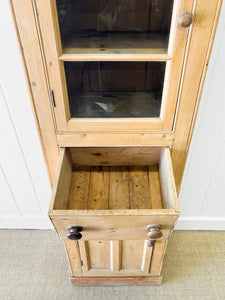 A Narrow English 19th Century Chimney Cupboard