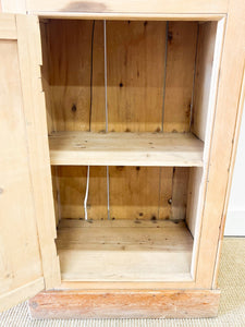 A Narrow English 19th Century Chimney Cupboard