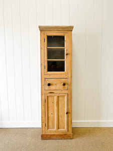 A Narrow English 19th Century Chimney Cupboard