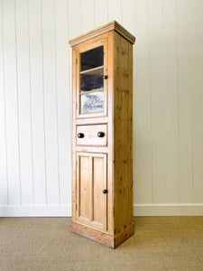 A Narrow English 19th Century Chimney Cupboard