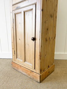 A Narrow English 19th Century Chimney Cupboard