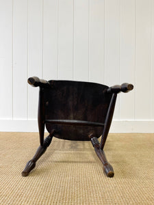 A 19th Century Elm & Beech Windsor High Back Armchair