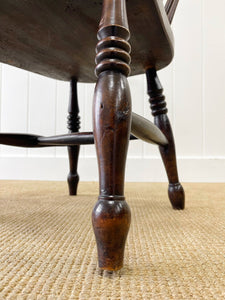 A 19th Century Elm & Beech Windsor High Back Armchair