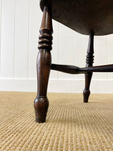 A 19th Century Elm & Beech Windsor High Back Armchair