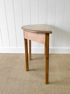 An Petite English Demi-Lune Tea Table