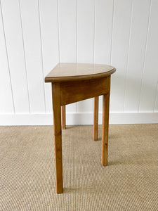 An Petite English Demi-Lune Tea Table
