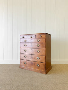 A English Chest of Drawers Dresser c1890