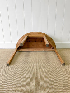An Petite English Demi-Lune Tea Table