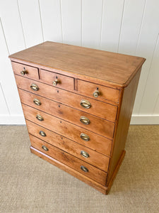 A English Chest of Drawers Dresser c1890