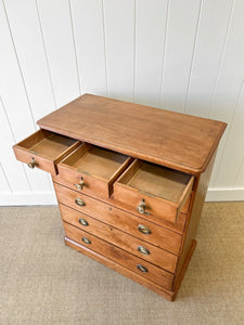 A English Chest of Drawers Dresser c1890