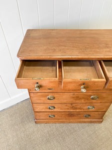 A English Chest of Drawers Dresser c1890