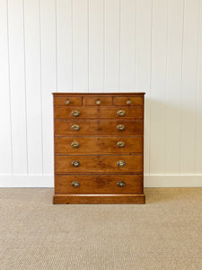 A English Chest of Drawers Dresser c1890