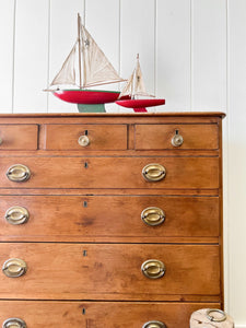 A English Chest of Drawers Dresser c1890