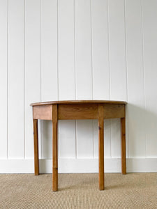 An Petite English Demi-Lune Tea Table