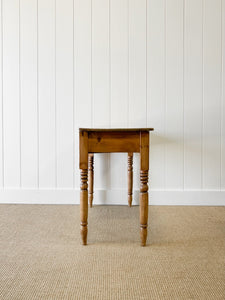 An English Country Pine Console Table