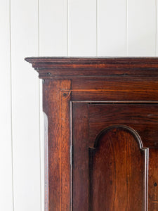 An Exceptional Early 19th Century English Oak Linen Press Housekeepers Cupboard