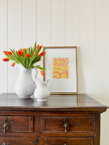 An Ancient 17-18th Century English Country Oak Chest of Drawers