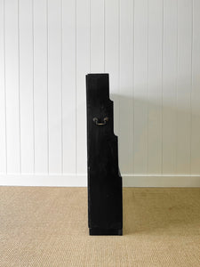 An English Ebonized 19th Century Waterfall Bookcase
