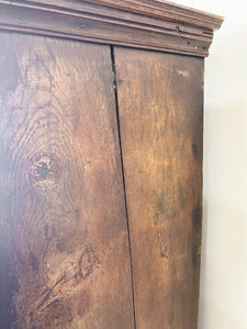 An Exceptional Early 19th Century English Oak Linen Press Housekeepers Cupboard