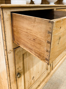 An Early 19th Century Pine Welsh Dresser or Cupboard