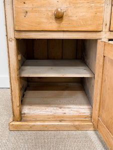An Early 19th Century Pine Welsh Dresser or Cupboard