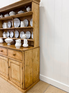 An Early 19th Century Pine Welsh Dresser or Cupboard