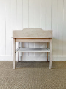 An Antique Galleried Washstand or Console Table