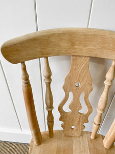 A Set of 6 Fiddleback Chairs