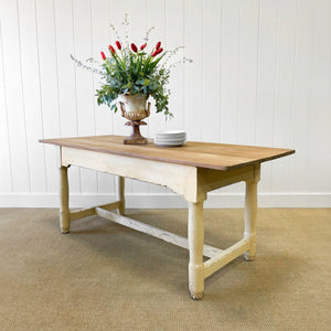 Antique English Country 6ft Refectory Style Table
