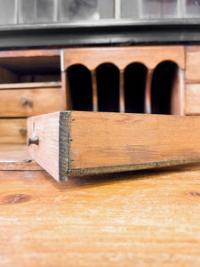 An Early 19th Century Ebonized English Secretary Bookcase