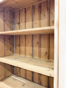 A 5ft Tall English 19th Century Pine Cupboard