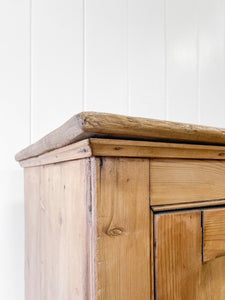 A 5ft Tall English 19th Century Pine Cupboard
