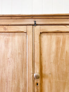 A 5ft Tall English 19th Century Pine Cupboard