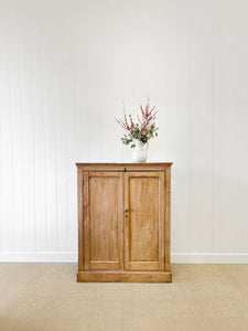 A 5ft Tall English 19th Century Pine Cupboard