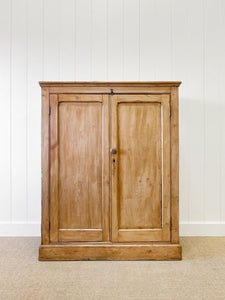 A 5ft Tall English 19th Century Pine Cupboard