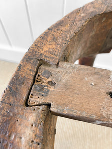 An Antique Belgian or French Louis XV Oak Side Table with Marble Top 18th Century