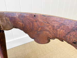 An Antique Belgian or French Louis XV Oak Side Table with Marble Top 18th Century