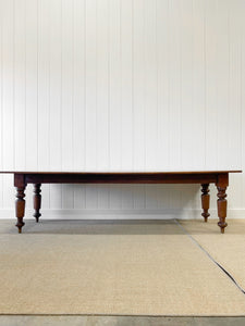 An Antique Country Pine 9ft Dining Table