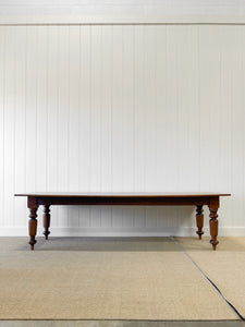 An Antique Country Pine 9ft Dining Table